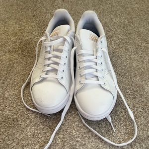 ADIDAS White Tennis Shoes Size 6